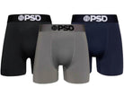 PSD Men's 3 Pack 5" Boxer Briefs - Stealth