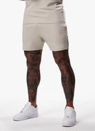 Gym King Taped Jersey Short - Light Stone