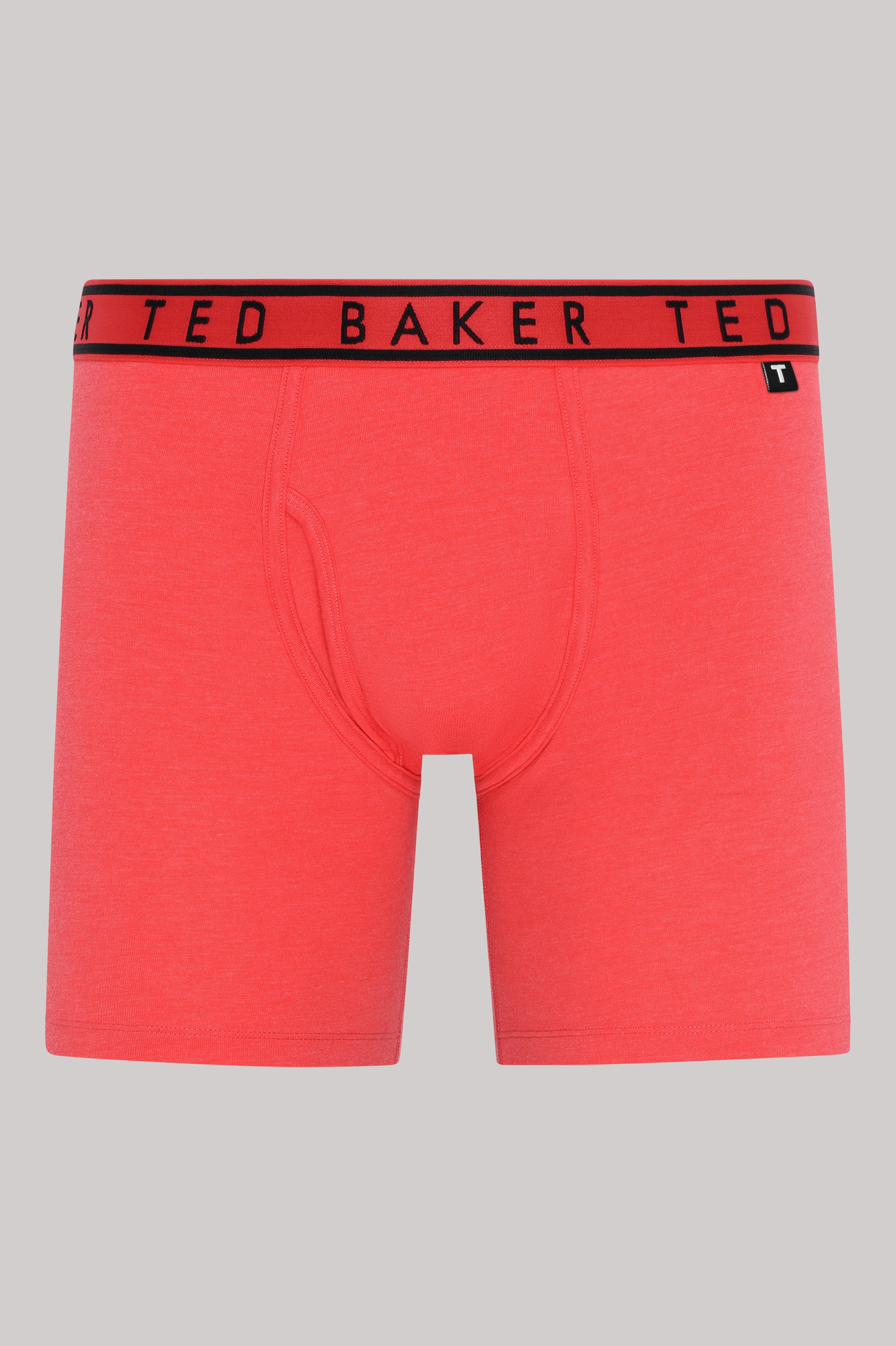 Ted Baker 3 Pack Cotton Stretch Boxer Briefs - Red/Black/Blue