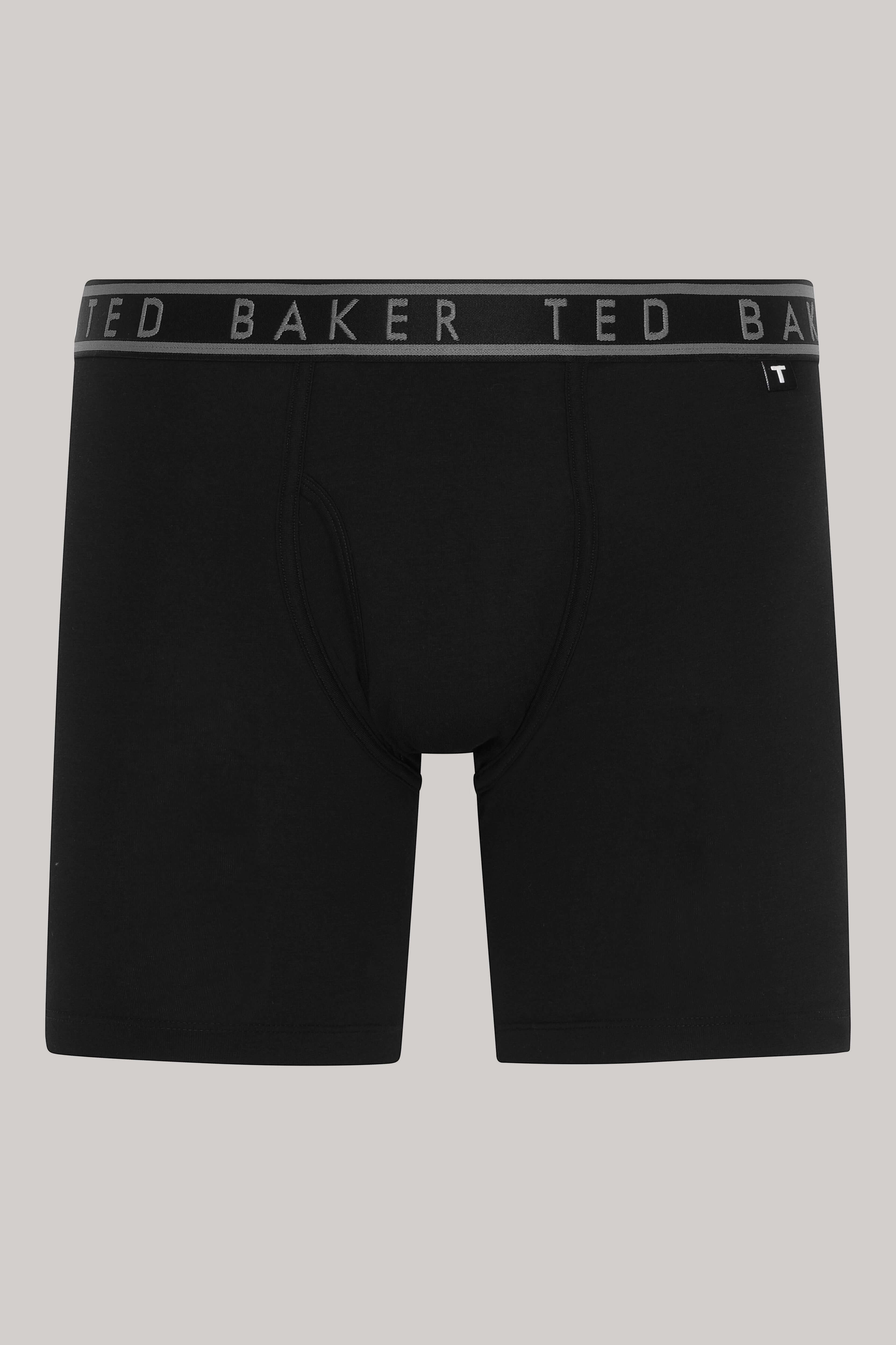 Ted Baker 3 Pack Cotton Stretch Boxer Briefs - Red/Plum/Black