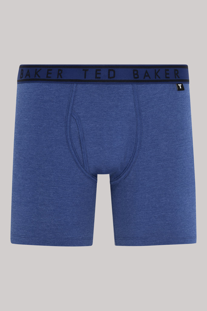 Ted Baker 3 Pack Cotton Stretch Boxer Briefs - Blue/Grey/Black