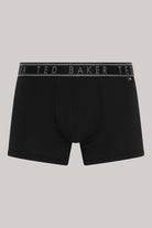 Ted Baker 3 Pack Cotton Stretch Fashion Trunks - Black / Grey / Print Flower