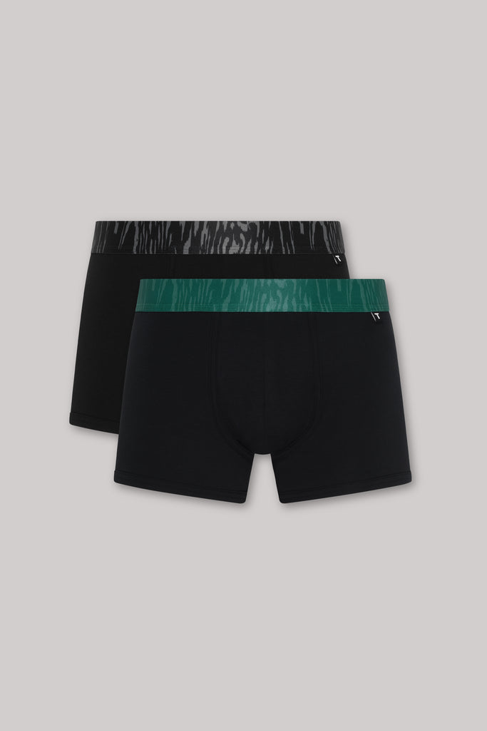 Ted Baker 2 Pack Modal Stretch Trunks - Black