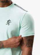 Gym King Taped Jersey Tee - Mint