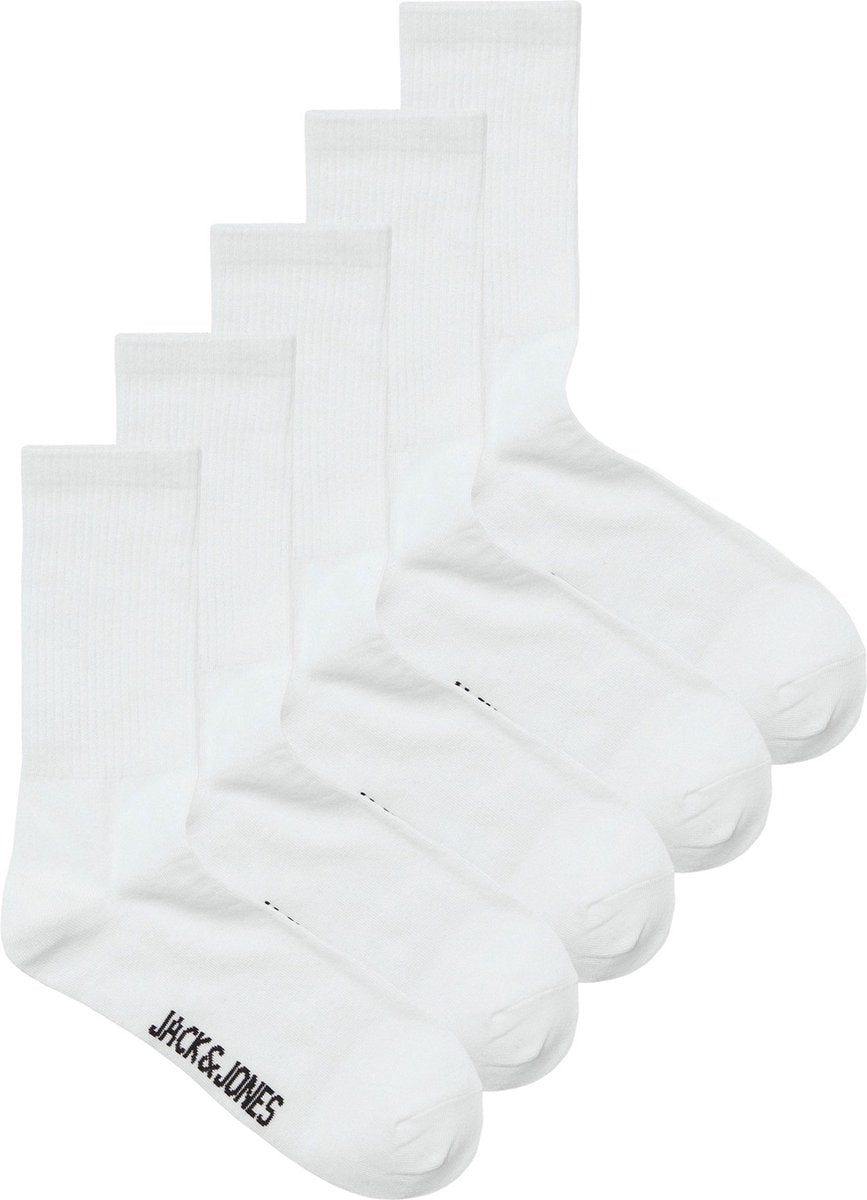 Jack & Jones 5 Pack Jacbasic Tennis Socks - One Size (7-11)