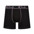 Pringle 3 Pack Men's Bamboo Boxers – Black with Red/Pink/Blue Logo