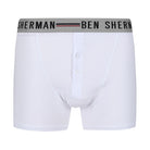 Ben Sherman Mens Jameson 3 Pack Boxer Shorts in Black-White