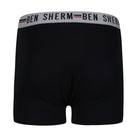 Ben Sherman Mens Jameson 3 Pack Boxer Shorts in Black-White