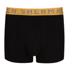 Ben Sherman Mens Achilles 3 Pack Trunks in Black