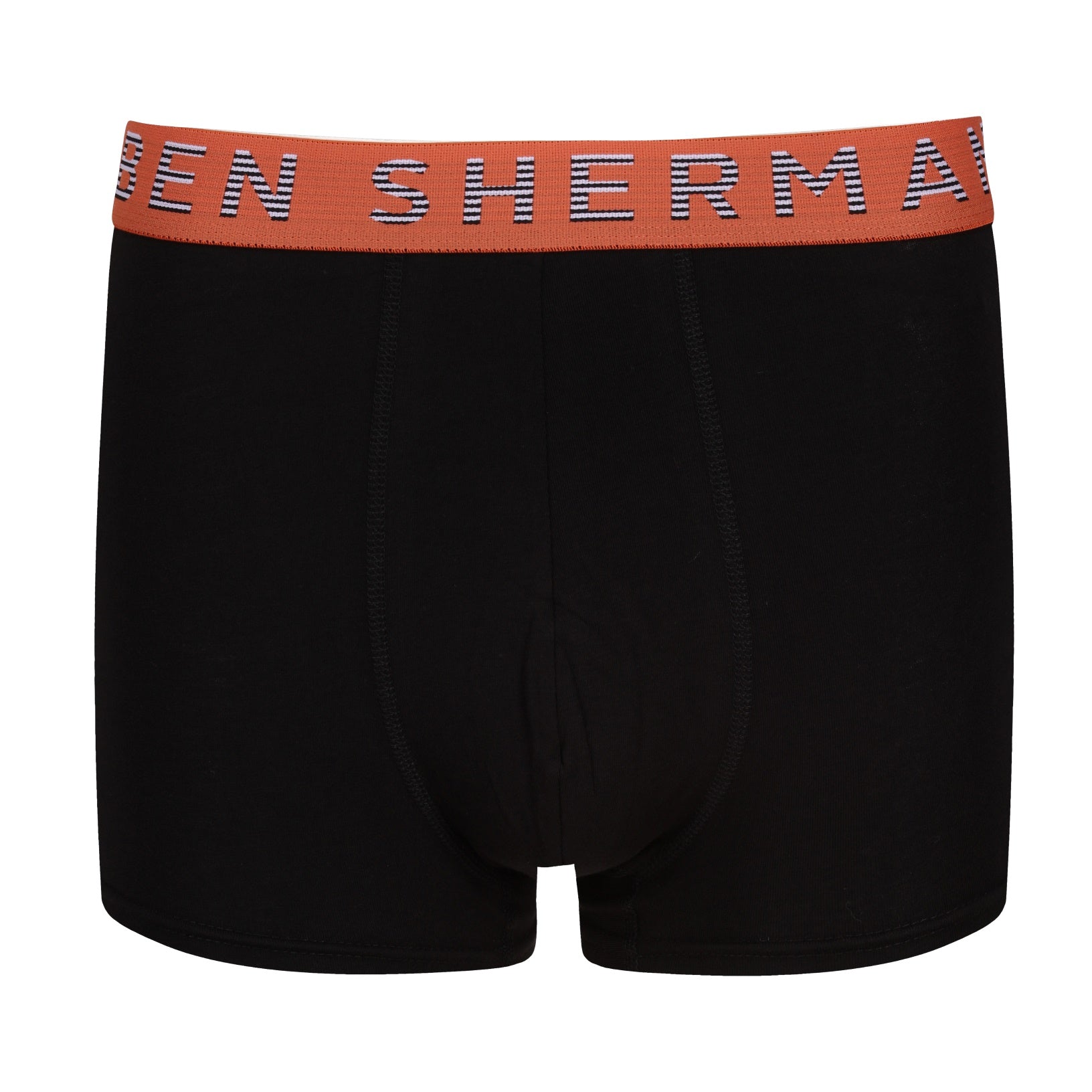 Ben Sherman Mens Achilles 3 Pack Trunks in Black