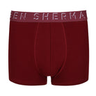 Ben Sherman Mens Gatlin 3 Pack Trunks - Black/Navy/Burgundy