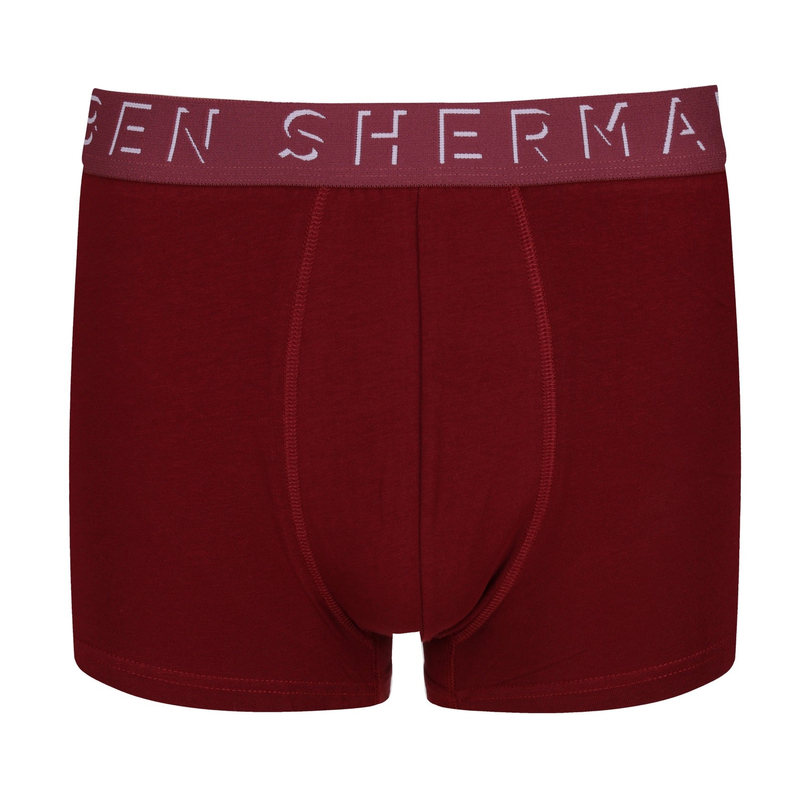 Ben Sherman Mens Gatlin 3 Pack Trunks - Black/Navy/Burgundy