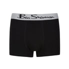 Ben Sherman Mens Avery 3 Pack Trunks - Black/Grey Stripe/Grey