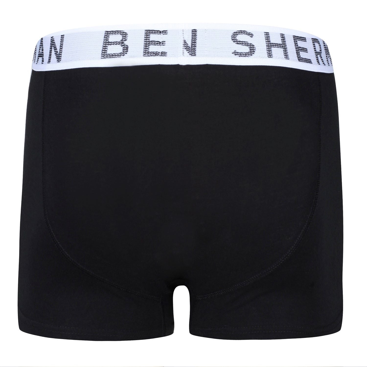 Ben Sherman Mens Bray 3 Pack Trunks in Black