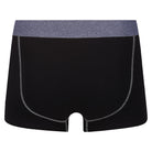 Reebok Mens Performance 3 Pack Boxer Short Sports Stott Trunks - Black