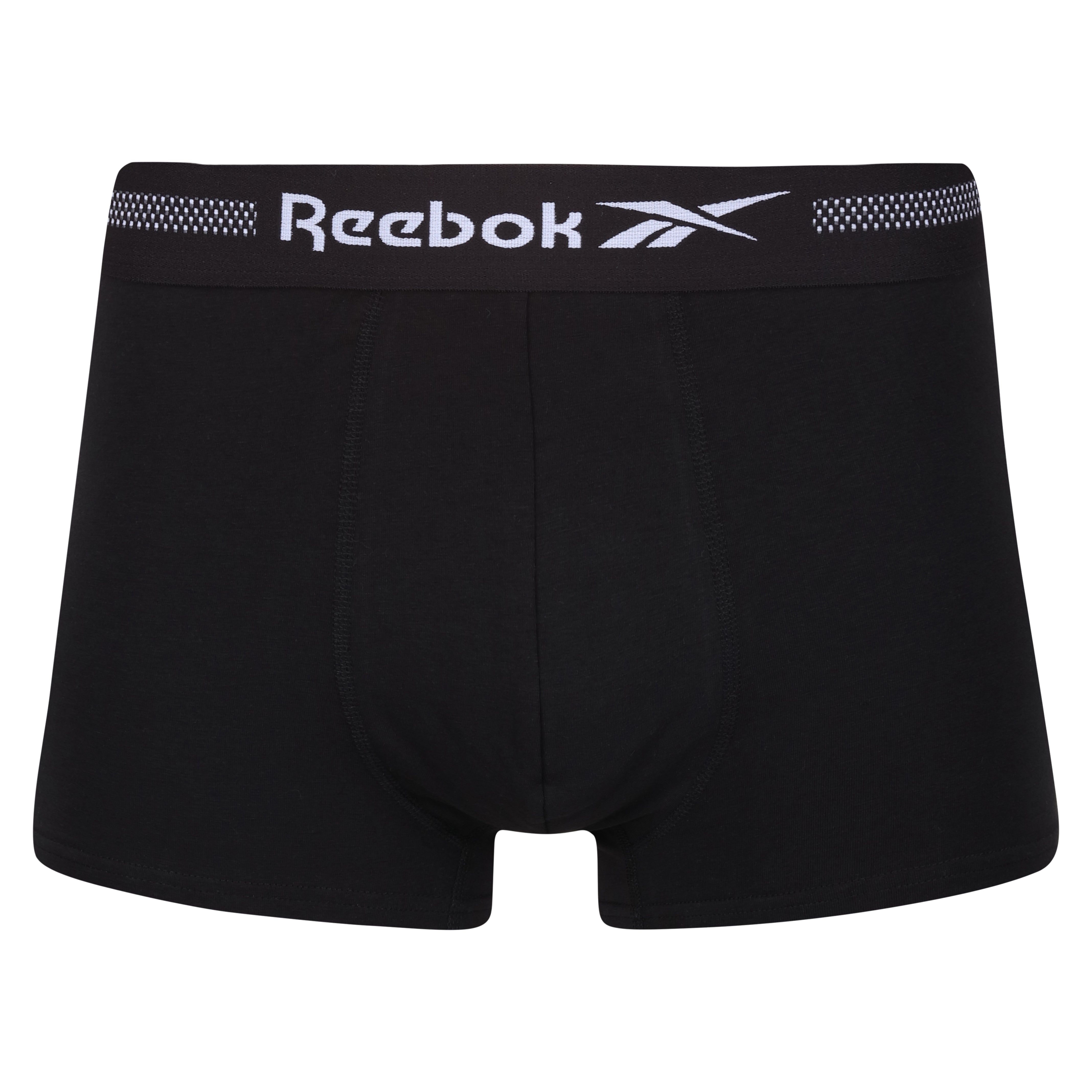 Reebok Mens Performance 5 Pack Short Sports Ennio Trunks - Black/White/Grey