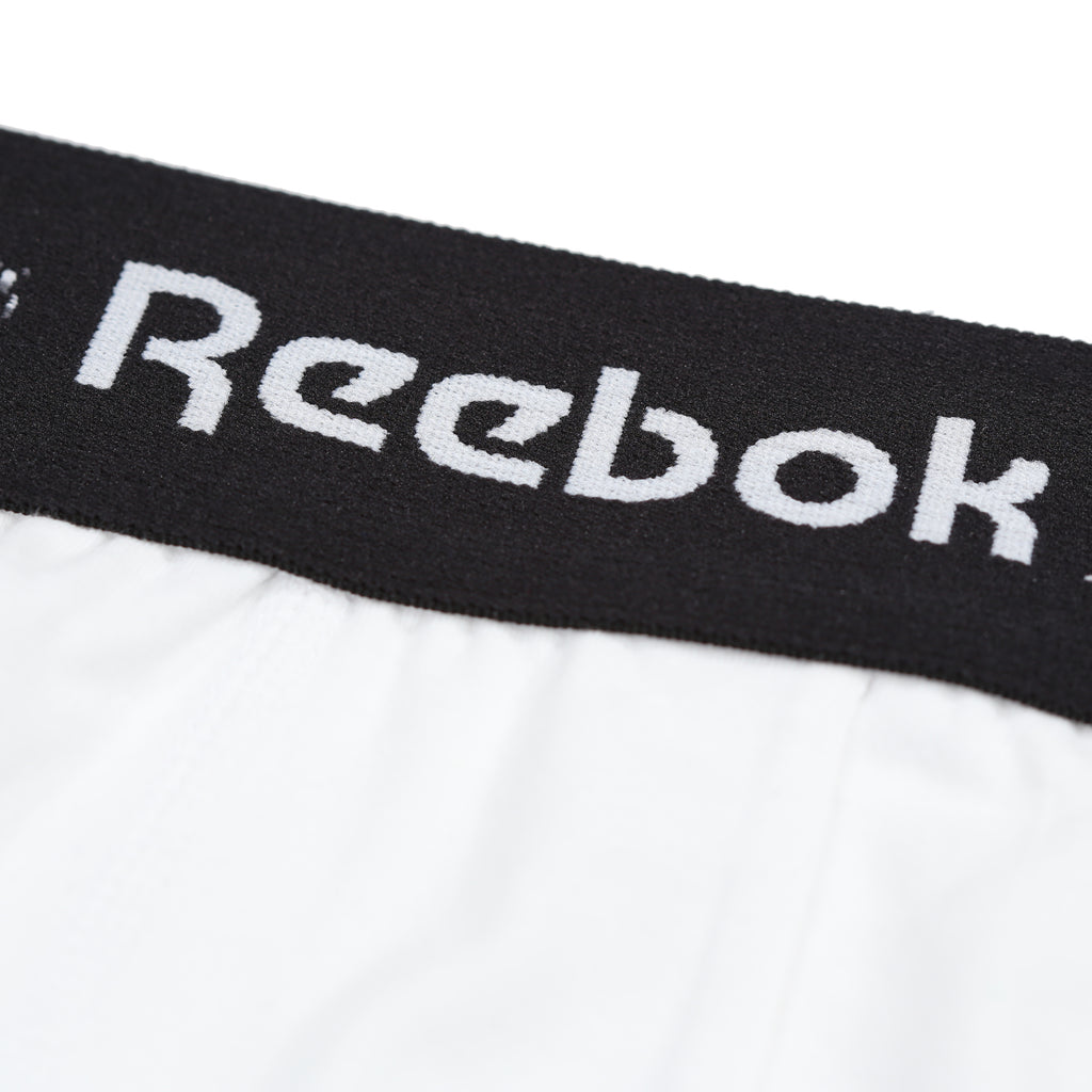 Reebok Mens Performance 3 Pack Short Sports Ennio Trunks - Black/White/Grey