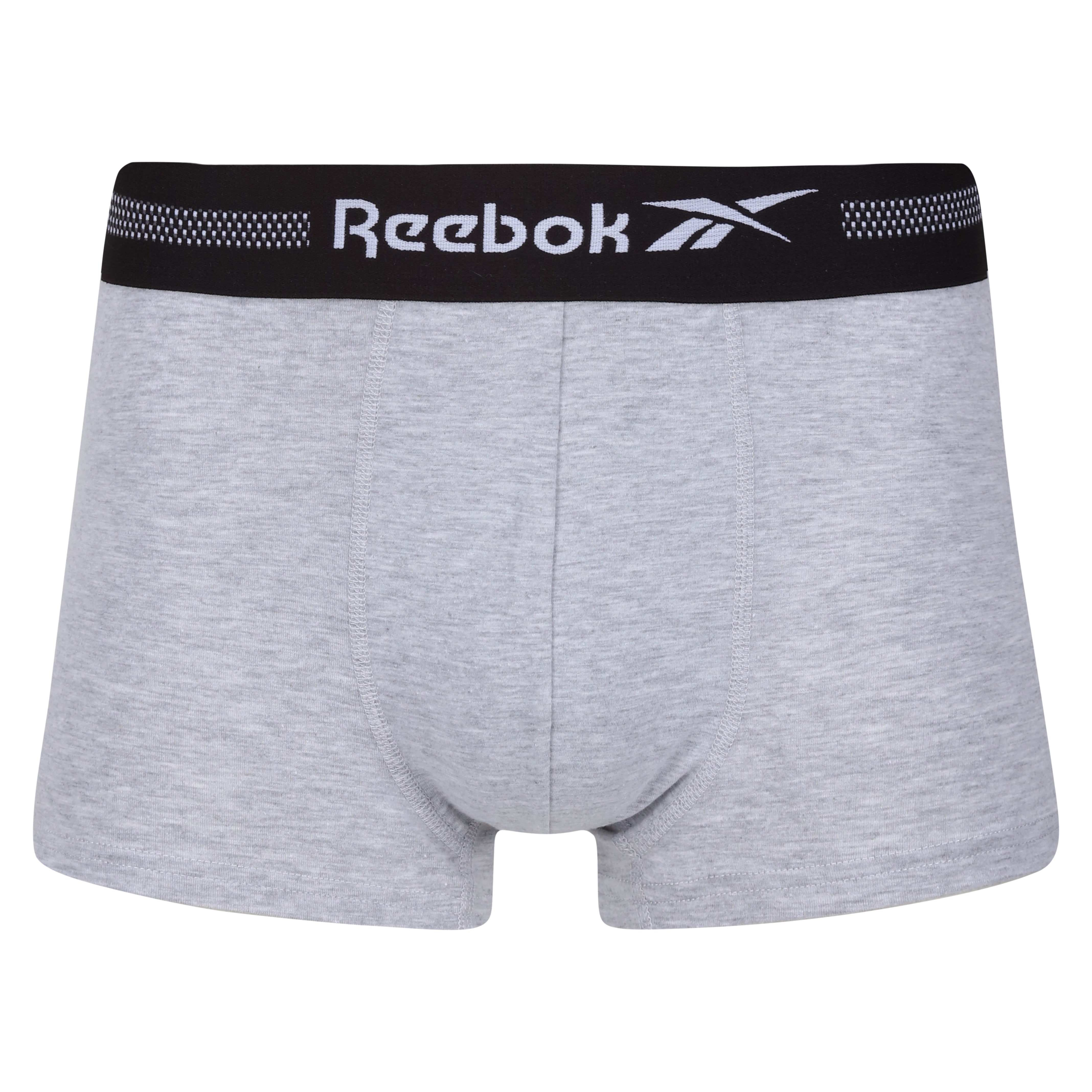 Reebok Mens Performance 5 Pack Short Sports Ennio Trunks - Black/White/Grey