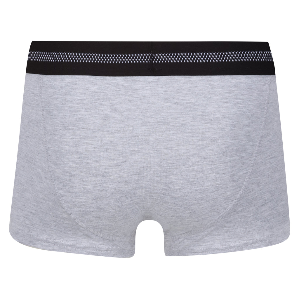 Reebok Mens Performance 3 Pack Short Sports Ennio Trunks - Black/White/Grey