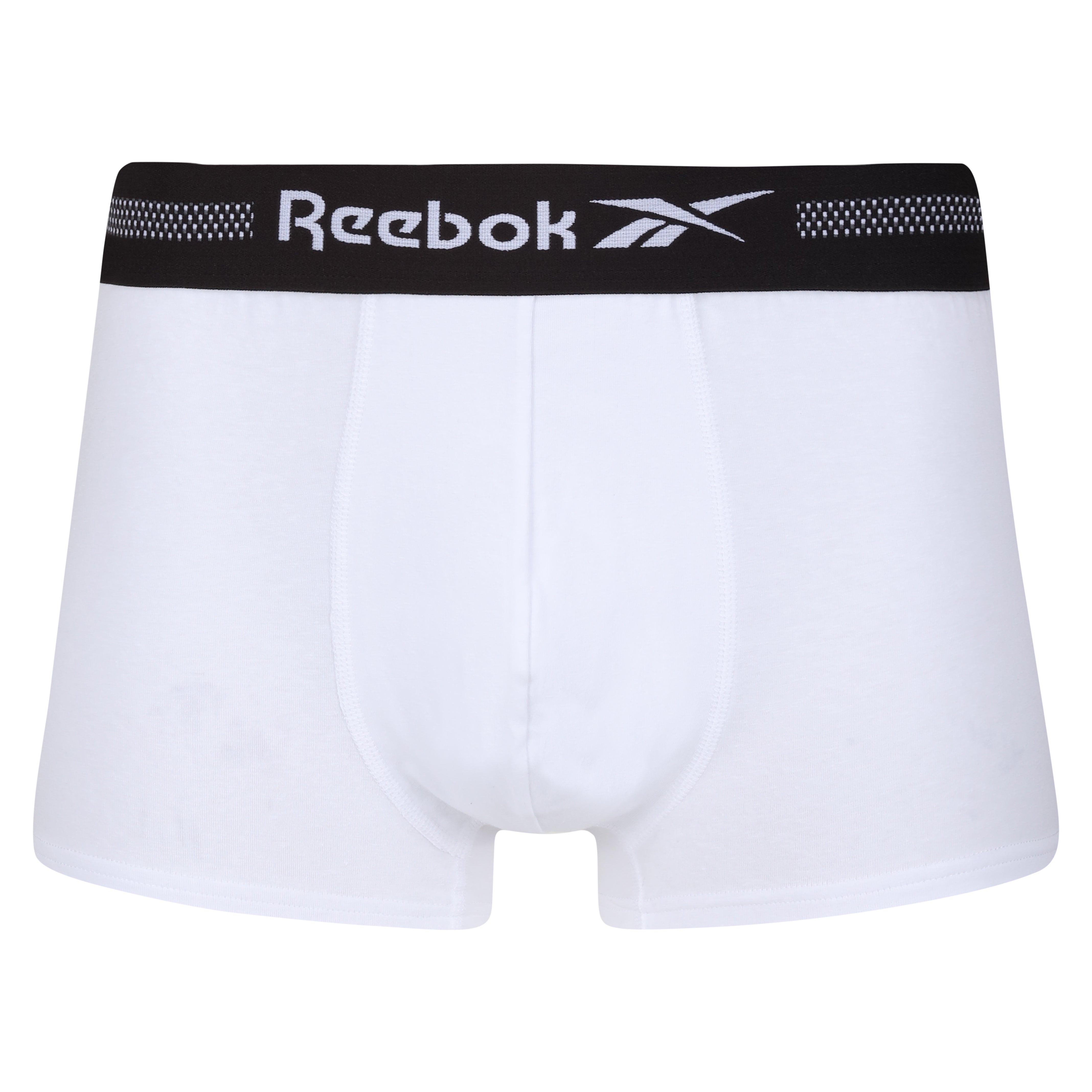 Reebok Mens Performance 5 Pack Short Sports Ennio Trunks - Black/White/Grey