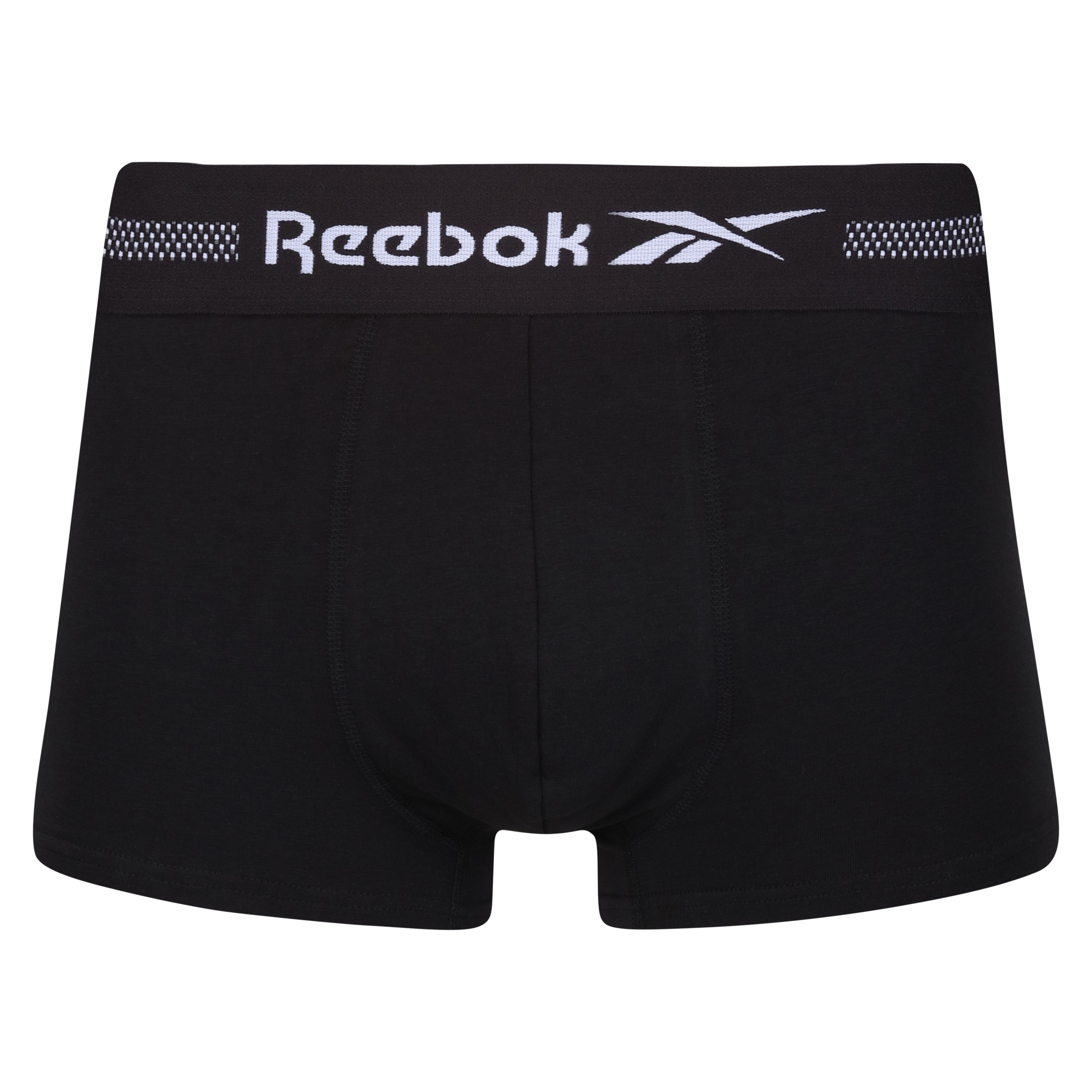 Reebok Mens Performance 5 Pack Short Sports Ennio Trunks - Black/White/Grey