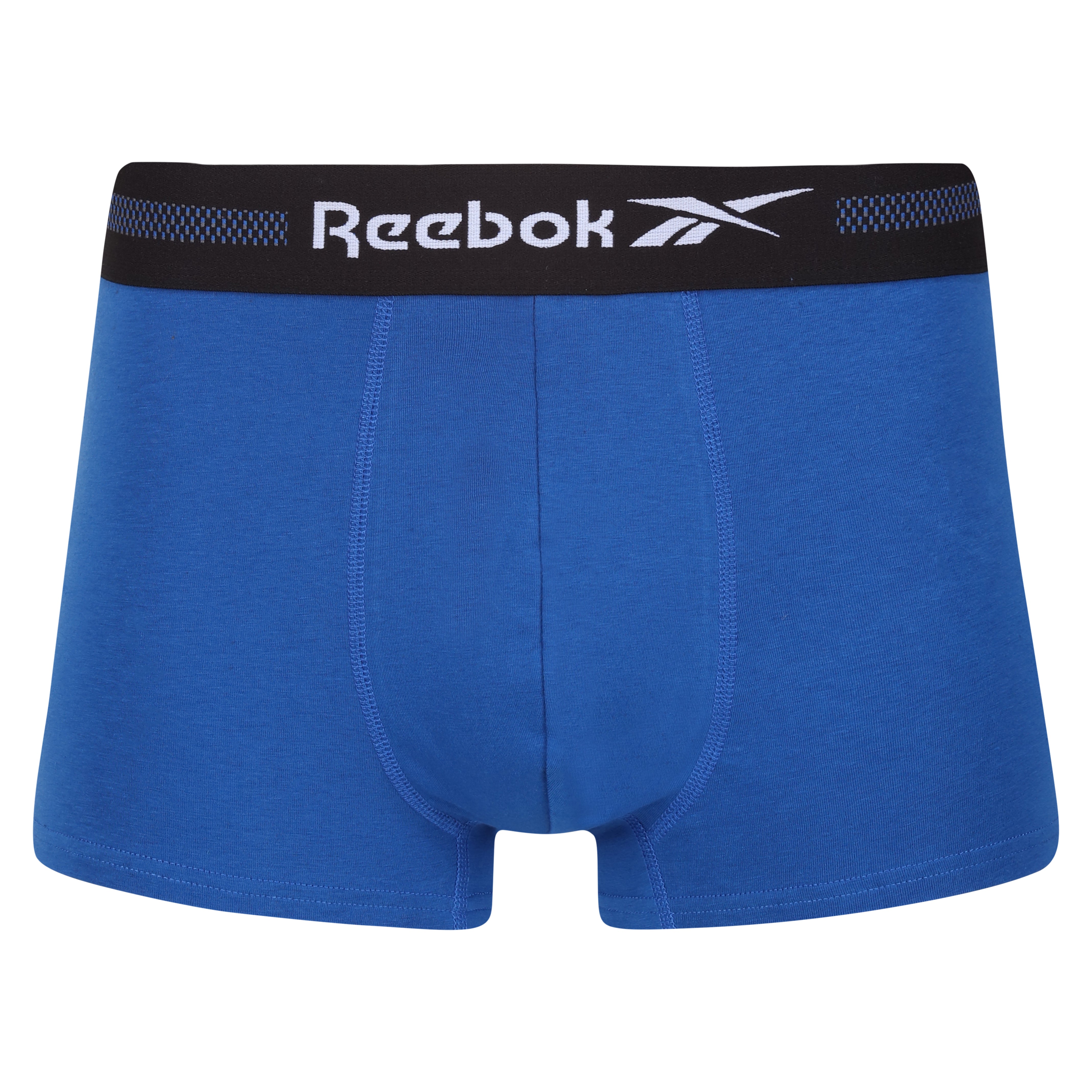 Reebok Mens 5 Pack Ennio Sports Trunks - Blue/Charcoal/Navy/White/Grey