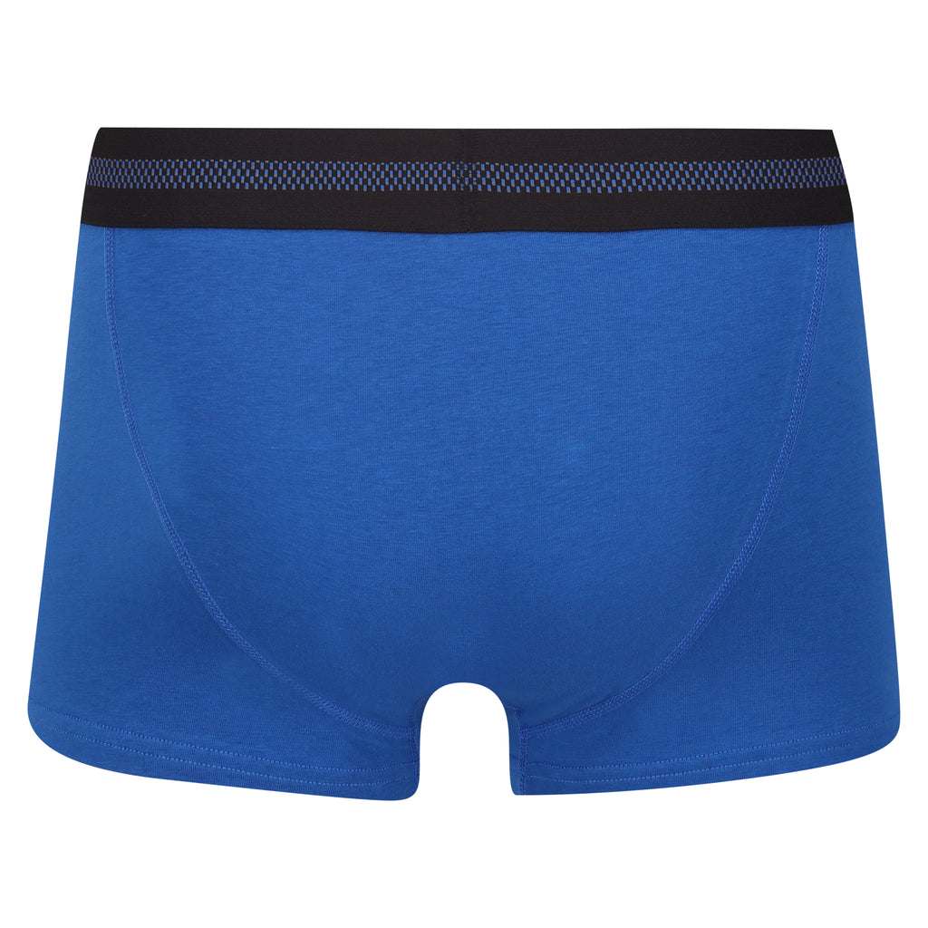 Reebok Mens 3 Pack Ennio Sports Trunks - Blue/Charcoal/Navy/White/Grey