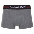 Reebok Mens 5 Pack Ennio Sports Trunks - Blue/Charcoal/Navy/White/Grey