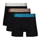 Wrangler Bamboo Viscose 3 Pack Boxers - Black