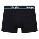 Wrangler 3 Pack Cotton Stretch Trunks - Black (White/Berry/Blue Waistbands)