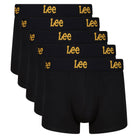 Lee 5 Pack Cotton Stretch Innes Trunks - Black