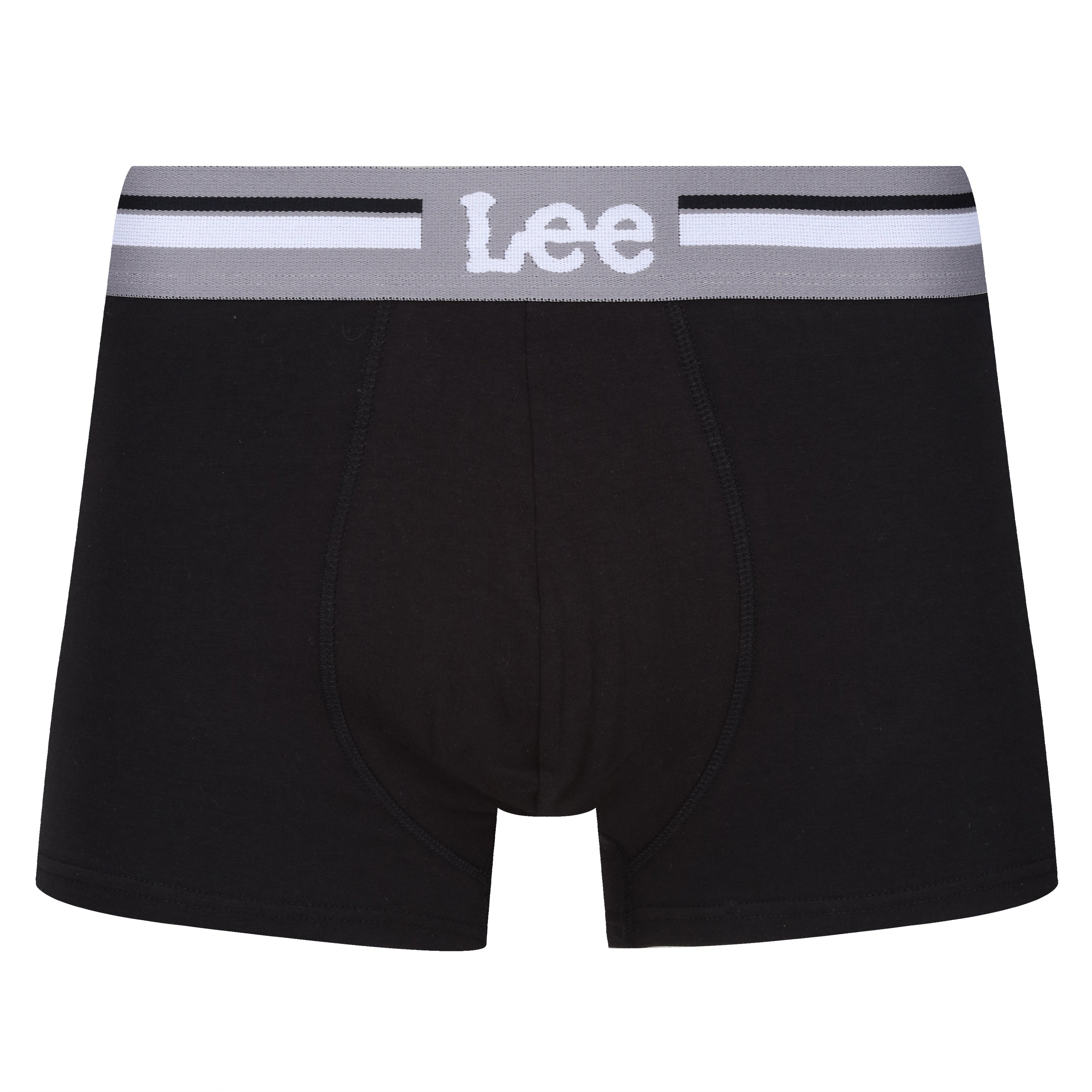 Lee 3 Pack Trunks - Black/Grey/White