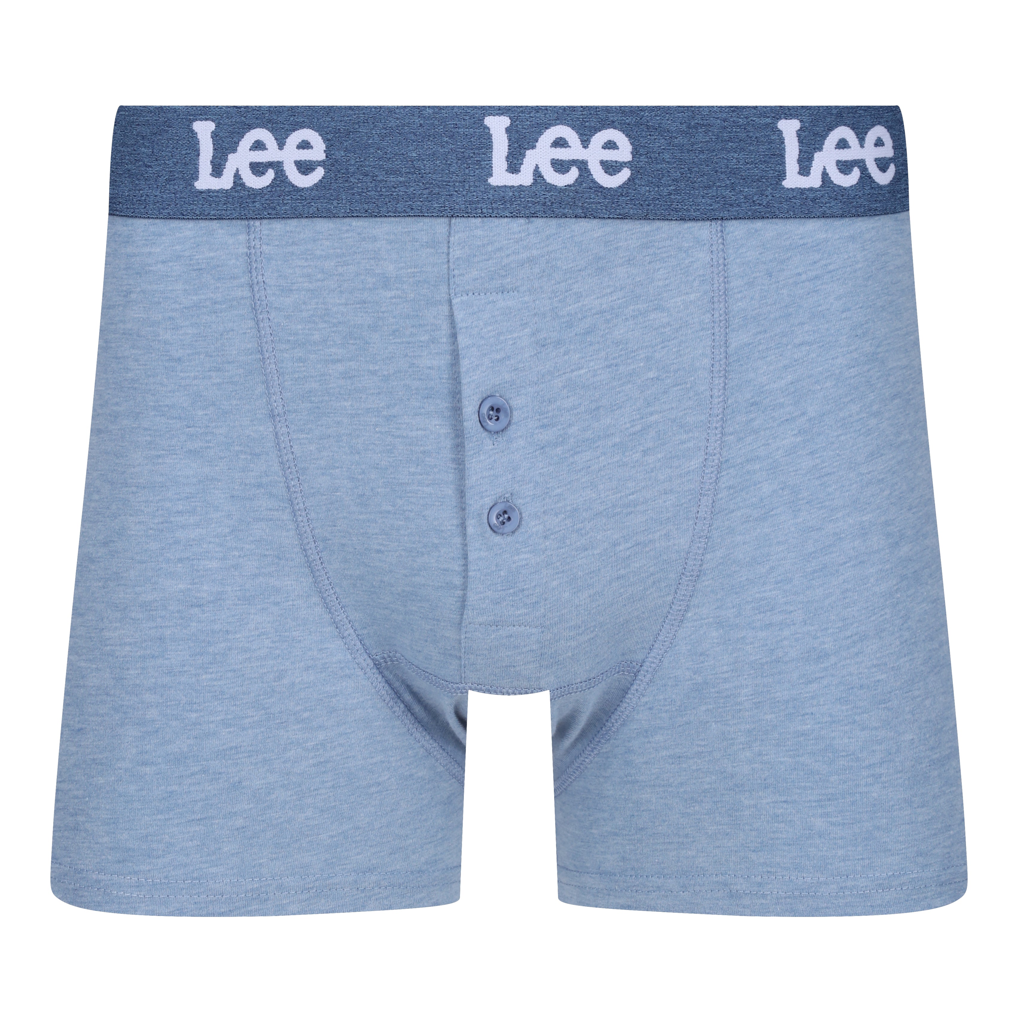 Lee 3 Pack Cotton Stretch Button Fly Boxers - Denim