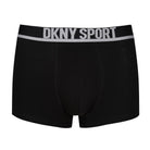 DKNY Compton 3 pack Cotton Stretch Sport Trunks - Black