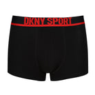 DKNY Compton 3 pack Cotton Stretch Sport Trunks - Black