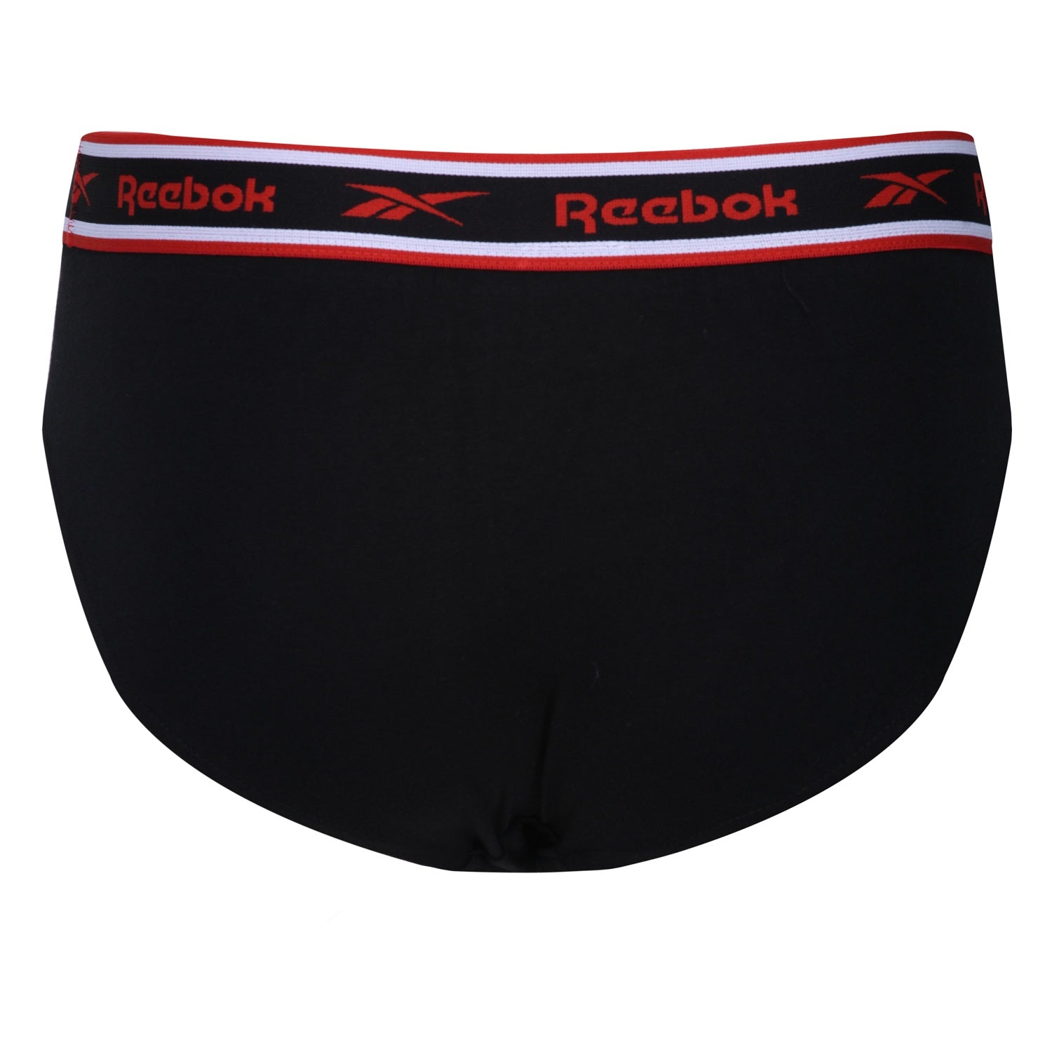 Reebok Chase Mens Cotton Stretch 3 Pack Briefs - Black