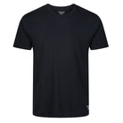 Reebok Mens 3 Pack Crew Neck Tee Santo - Black/White/Grey Marl