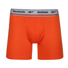 Reebok Mens Performance 3 Pack Lucas Sports Trunks - Orange/Blue/Navy