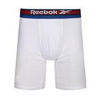 Reebok Mens Ludvig Performance 3 Pack Long Trunks - White/Blue/Navy