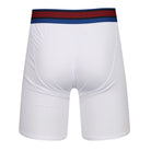 Reebok Mens Ludvig Performance 3 Pack Long Trunks - White/Blue/Navy