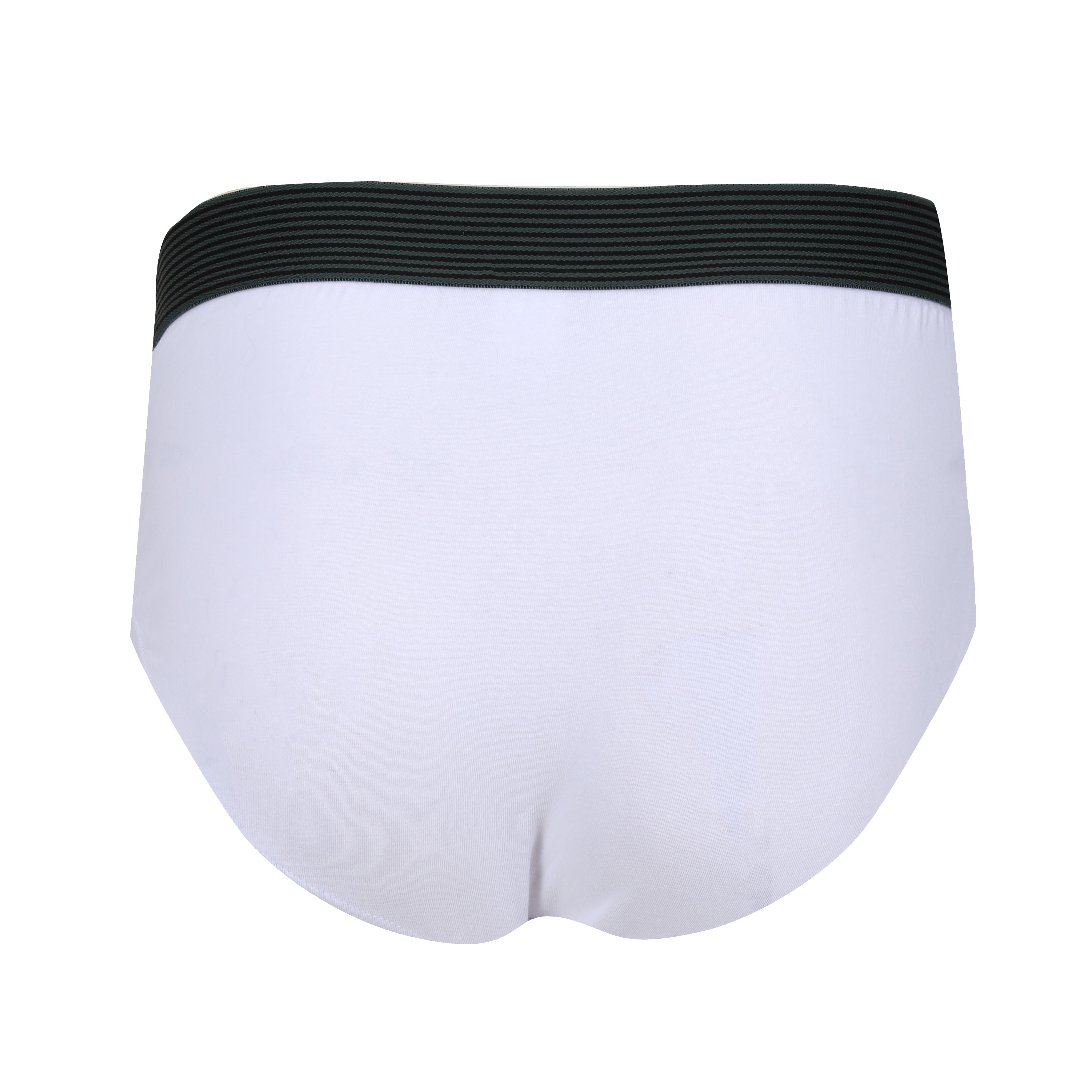 Reebok Mens Cotton Stretch 3 Pack Gavino Briefs - Grey Marl/White/Black