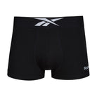 Reebok Mens Cotton Stretch 3 Pack Dalton Black Trunks - Grey Marl/Black Print