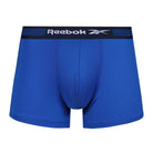 Reebok Mens Performance 3 Pack Warden Short Sport Trunks - Cobalt/White/Navy