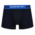 Reebok Mens Performance 3 Pack Warden Short Sport Trunks - Cobalt/White/Navy