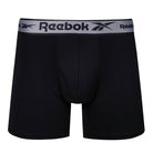 Reebok Mens Performance 3 Pack Gourlay Medium Sports Trunks - Black Print/Grey