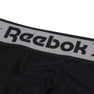 Reebok Mens Performance 3 Pack Gourlay Medium Sports Trunks - Black Print/Grey