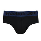 Reebok Gough Mens Cotton Stretch 3 Pack Briefs - Black