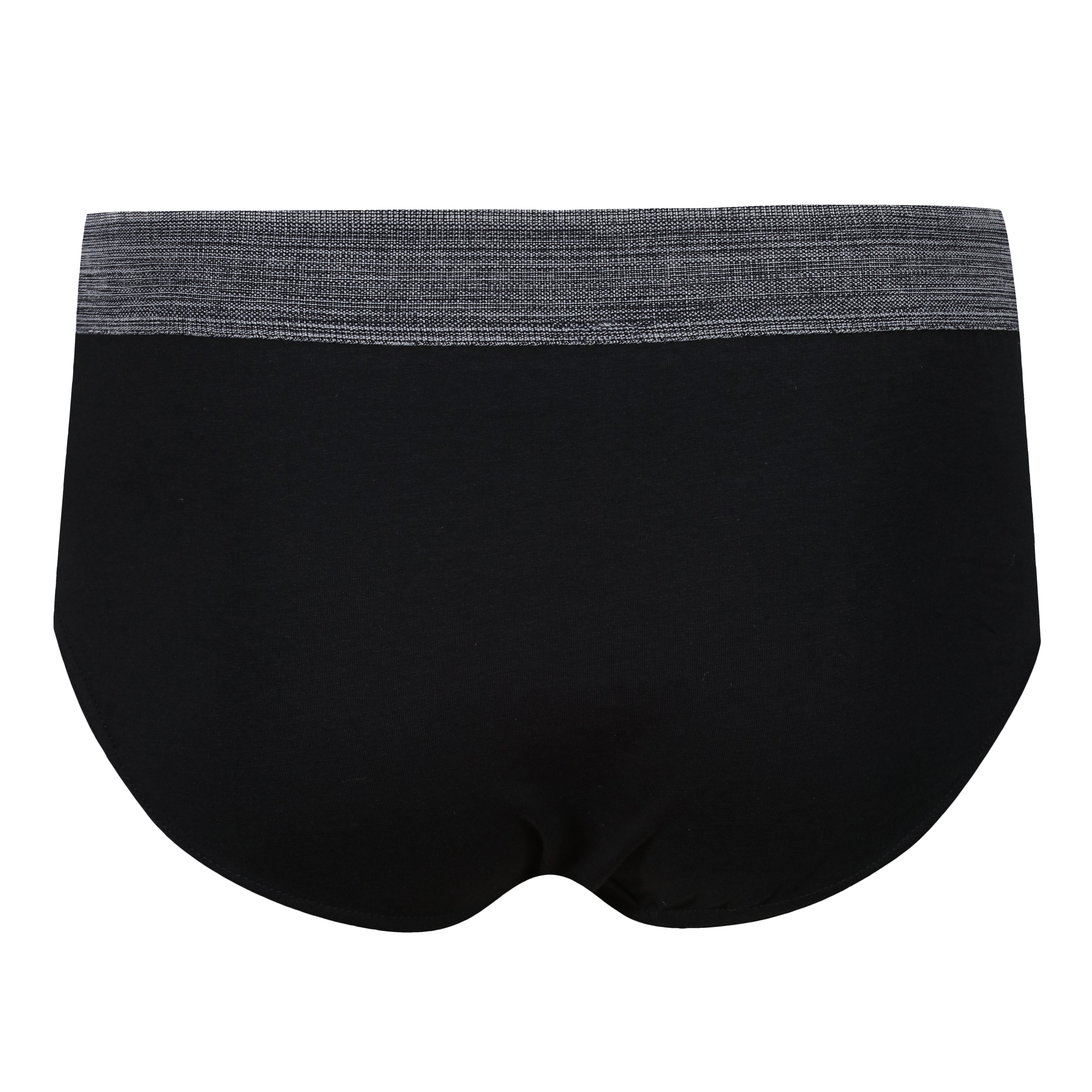 Reebok Gough Mens Cotton Stretch 3 Pack Briefs - Black