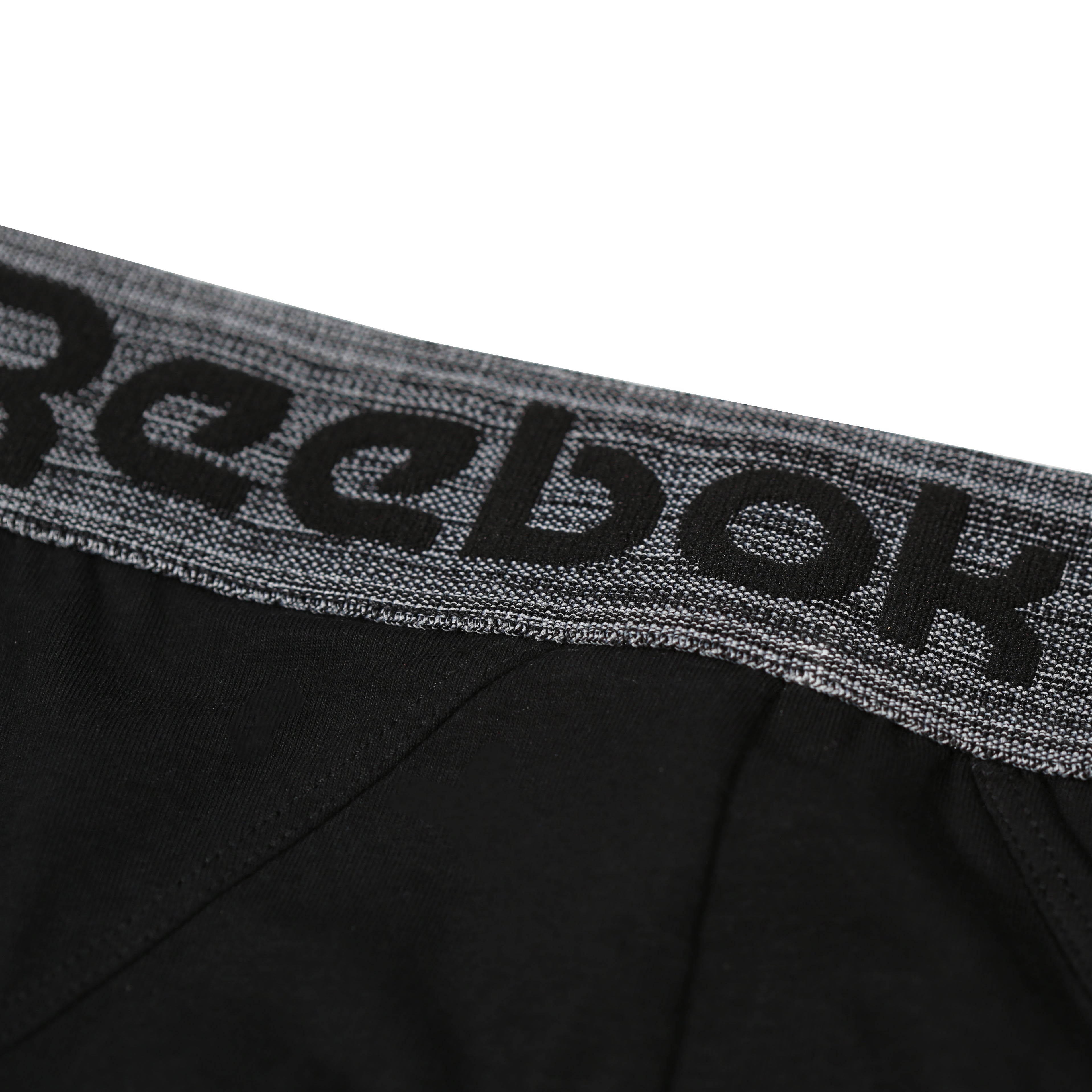 Reebok Gough Mens Cotton Stretch 3 Pack Briefs - Black