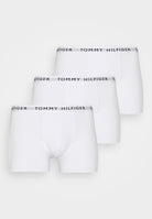 Tommy Hilfiger 3- Pack Essential Logo Waistband Trunks - White